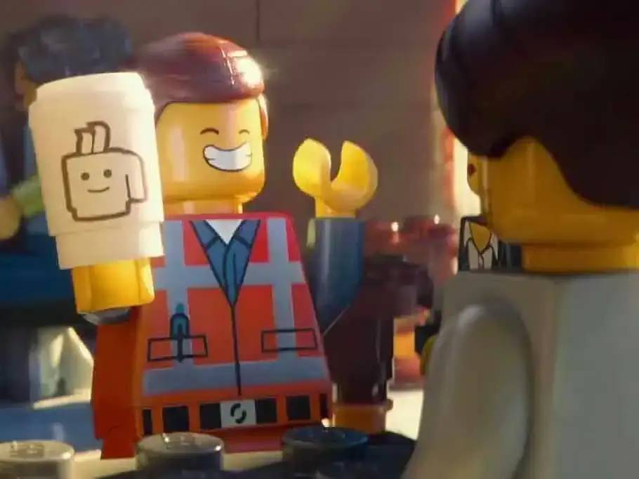 emmet with coffee